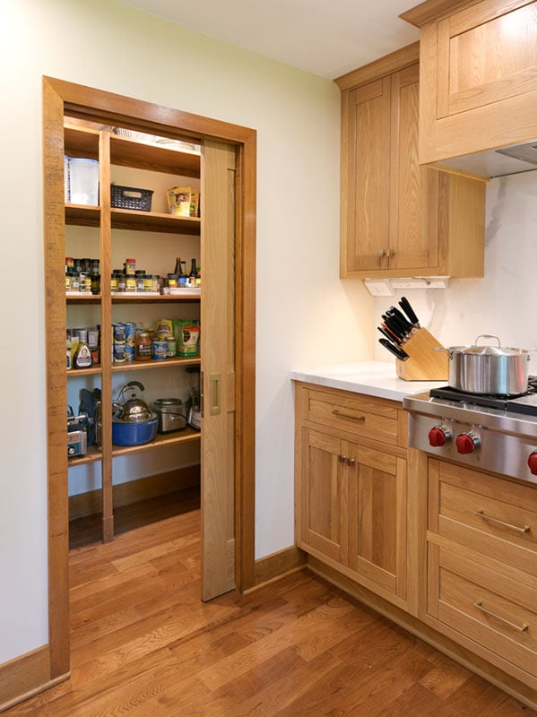 Jennings-Kitchen remodel with pantry pocket door